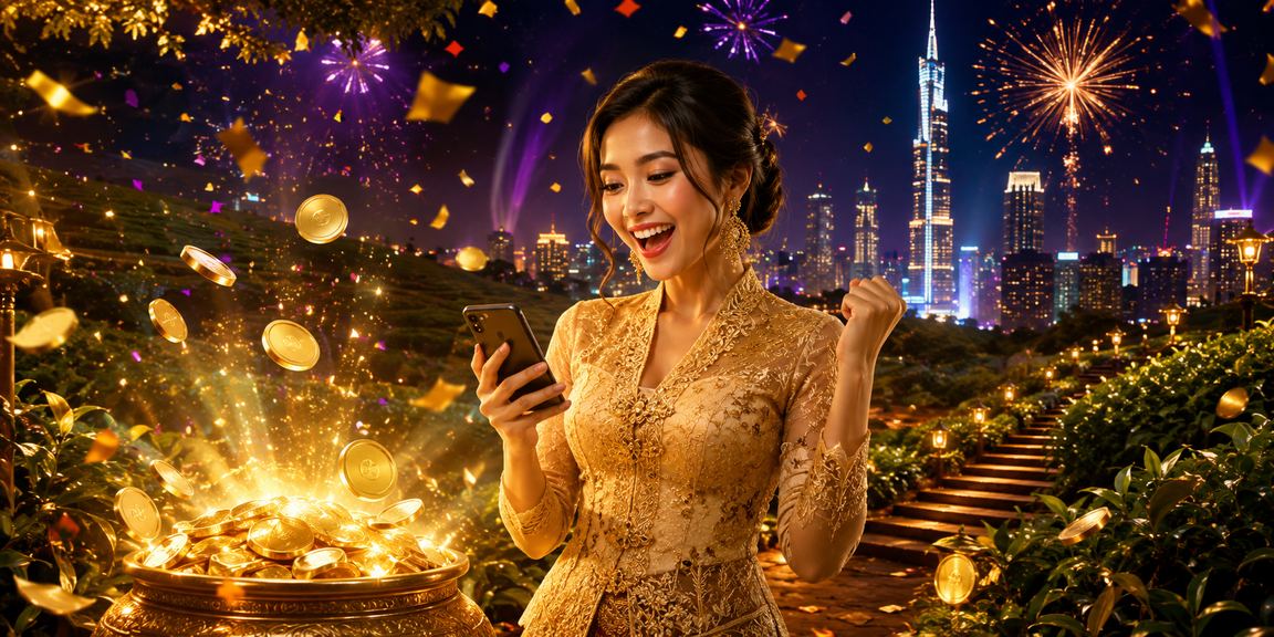 Pemain kasino mudah alih di Kuala Lumpur dengan pakaian kebaya