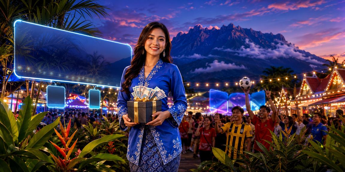 Malaysian user betting on live sports matches via mobile phone in Sabah wearing baju kurung